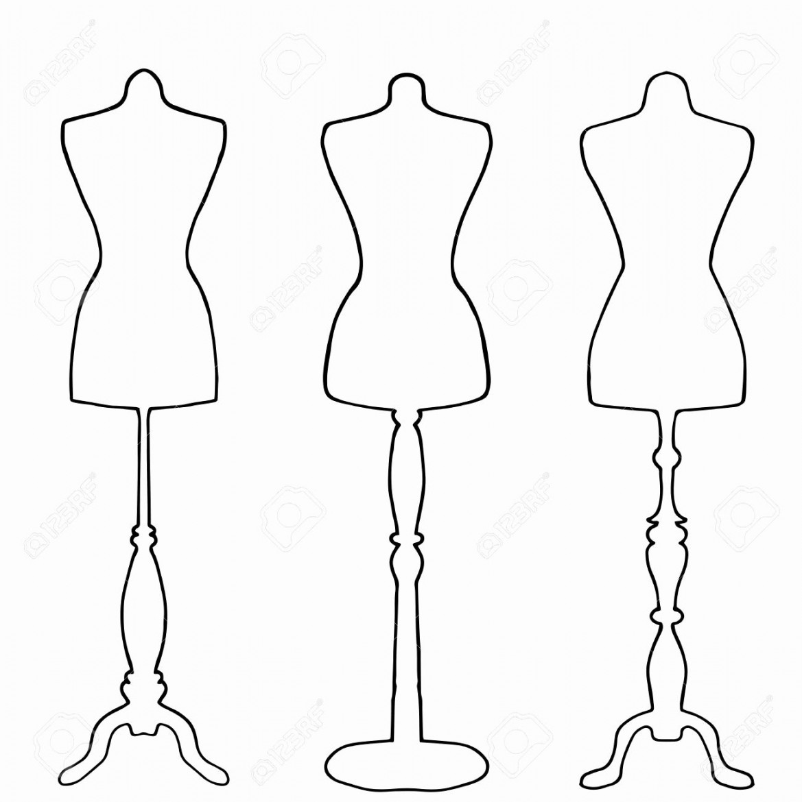 Mannequin Template for Fashion Design Inspirational Fashion