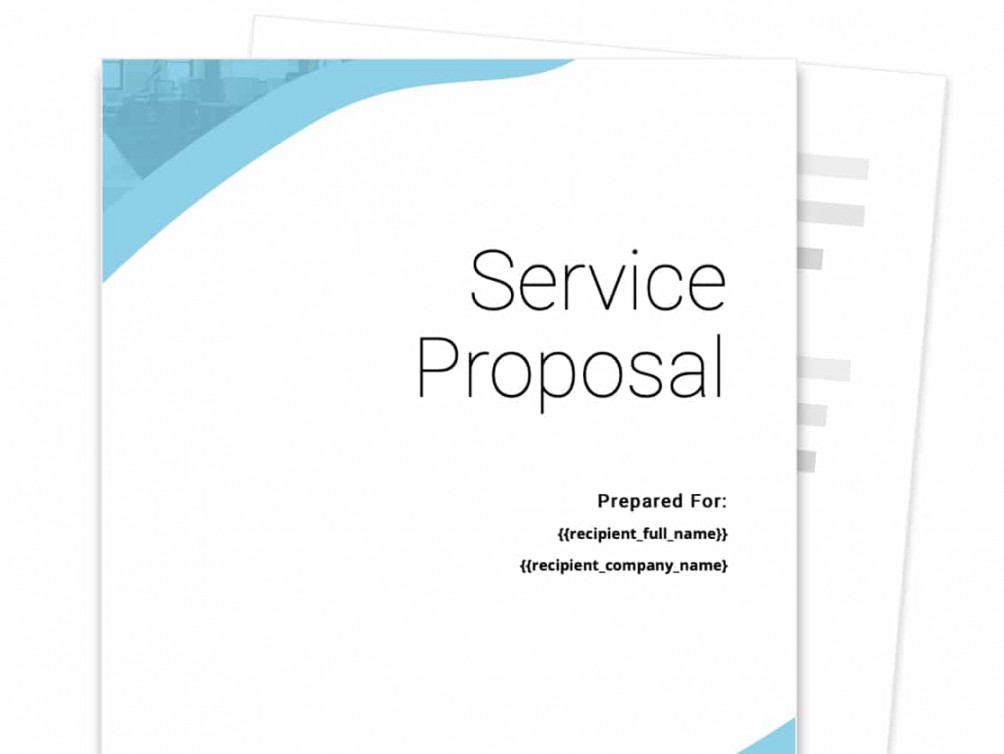 Service Proposal Template - [Free Sample]  Proposable