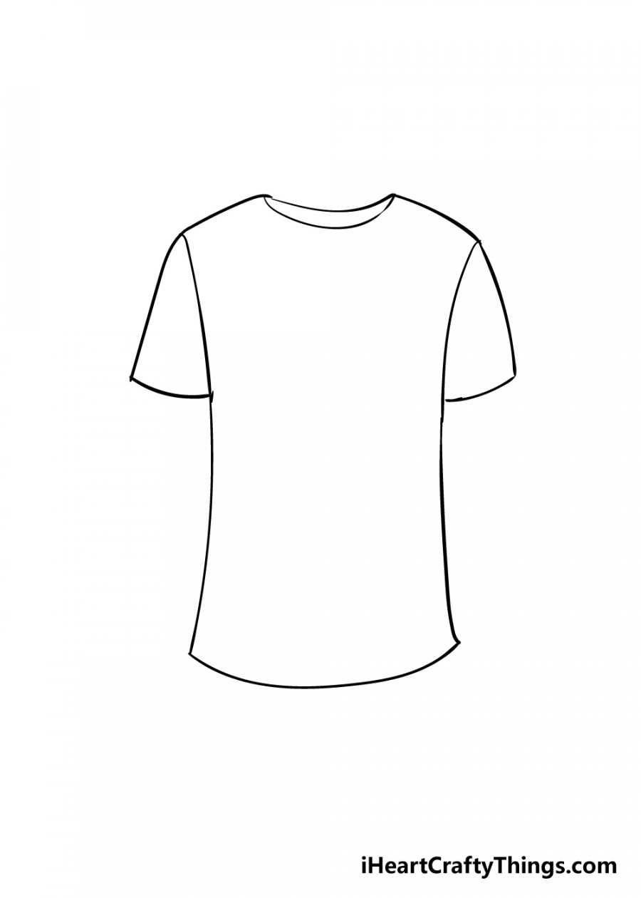 Shirt Drawing - How To Draw A Shirt Step By Step