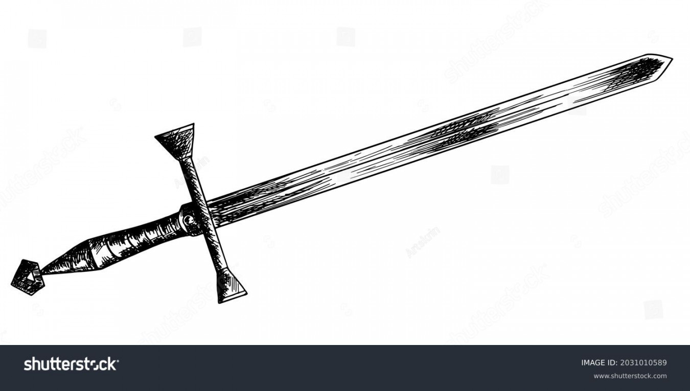 , Antique Sword Drawing Images, Stock Photos, D objects