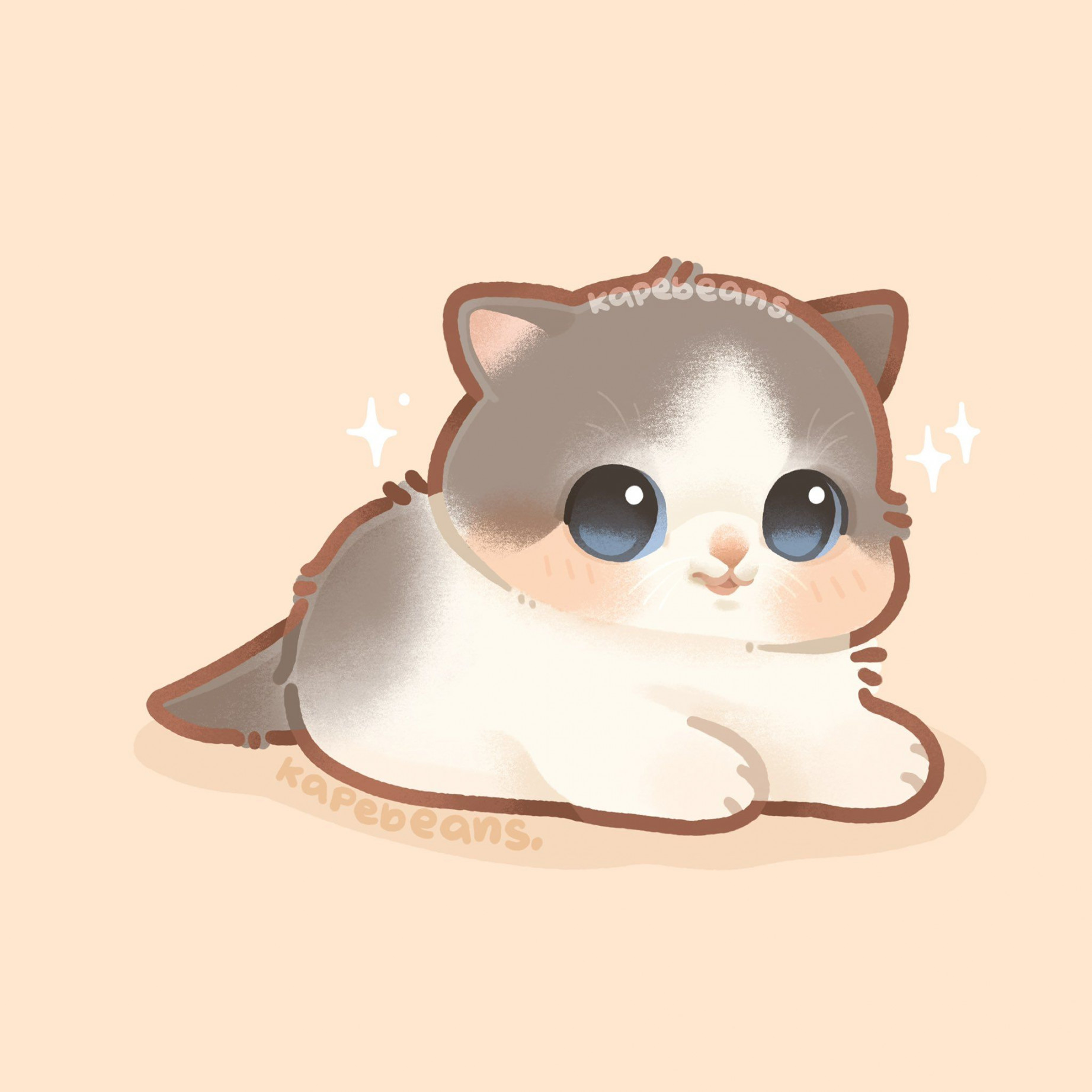 bib 🐥🖍 on Twitter  Cute cat illustration, Kitten drawing, Cute