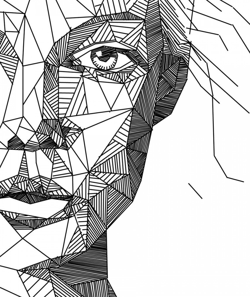 Carolien Smit  Line art drawings, Geometric drawing, Art drawings