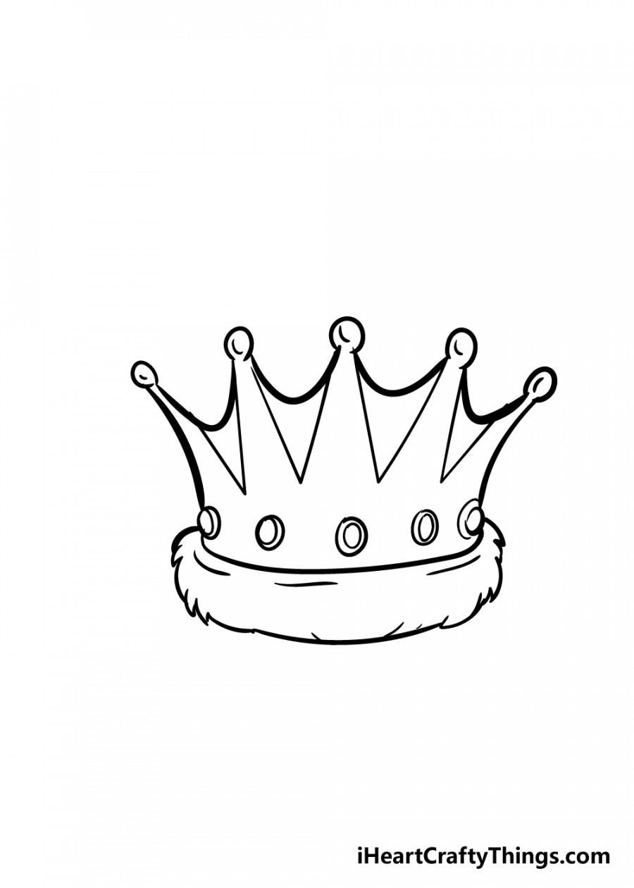 Crown Drawing - How To Draw A Crown Step By Step