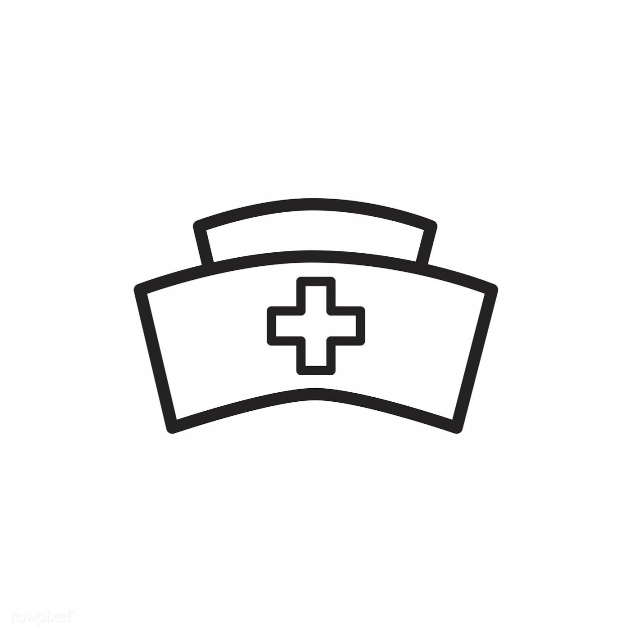 Download premium vector of Nursing cap icon vector about nurse hat