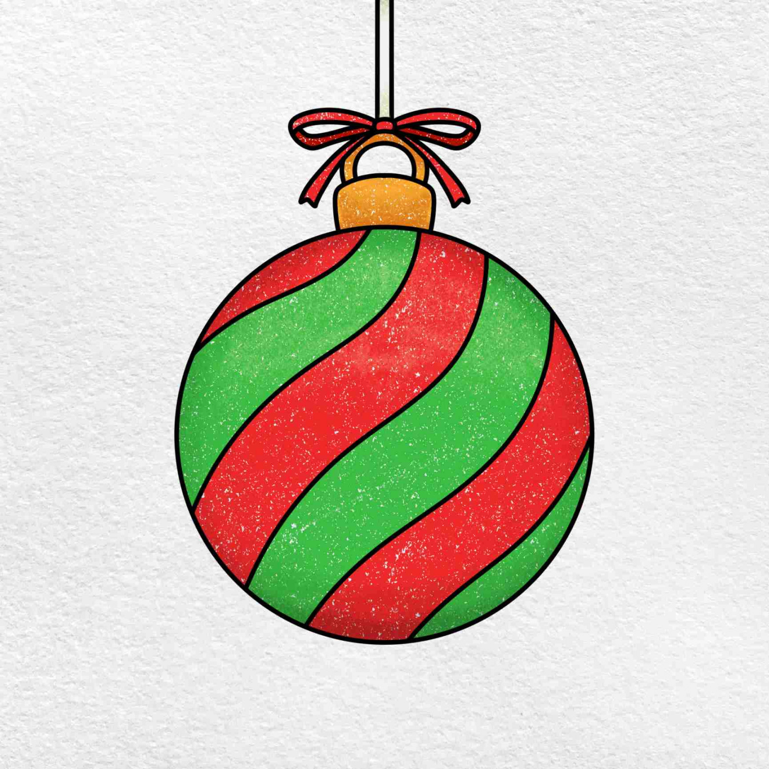 Easy Ornament Drawing - HelloArtsy