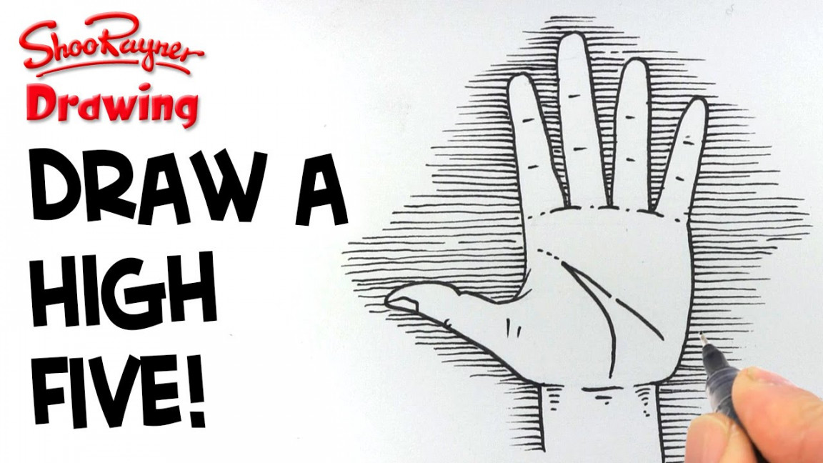 How to draw a High Five