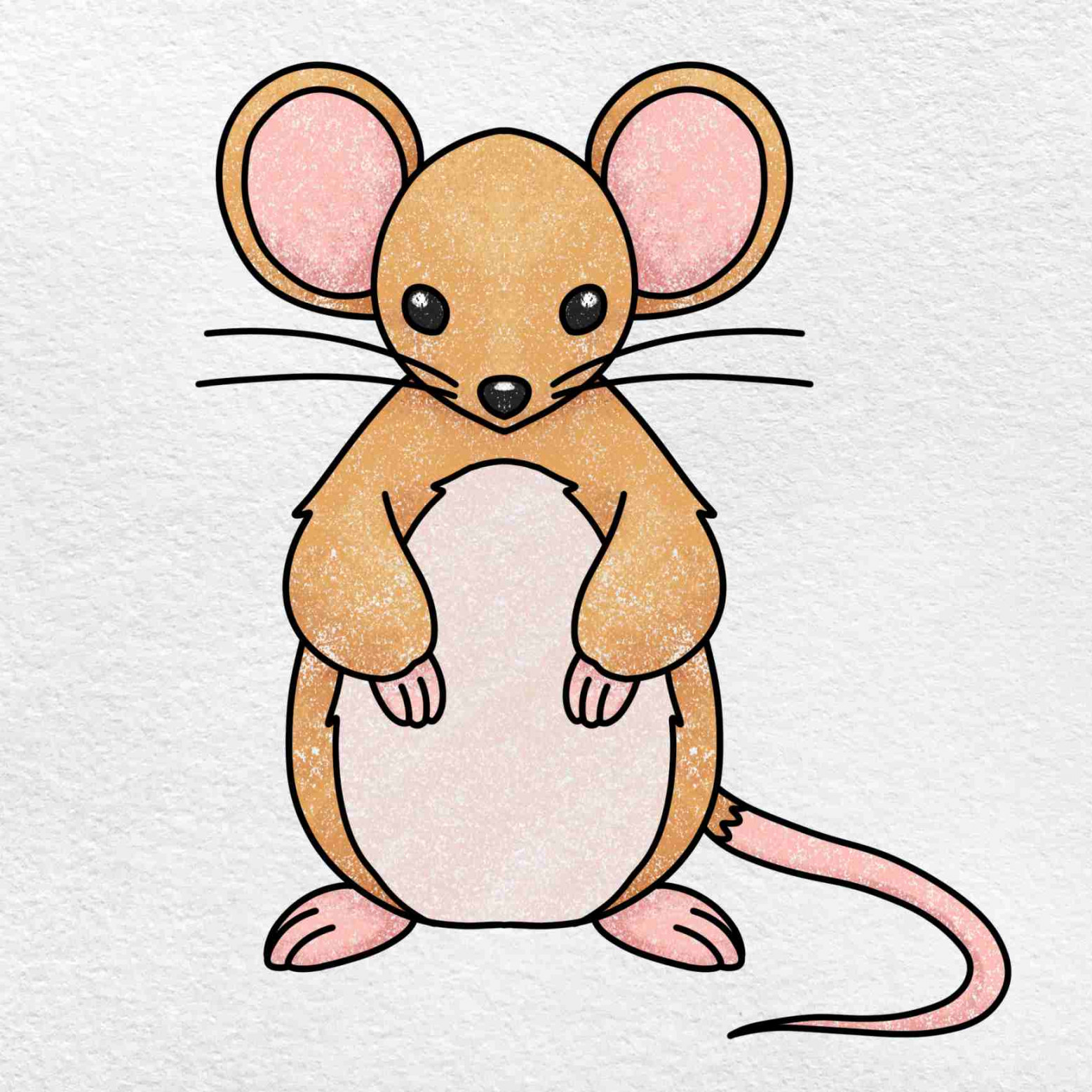 How to Draw a Mouse - HelloArtsy