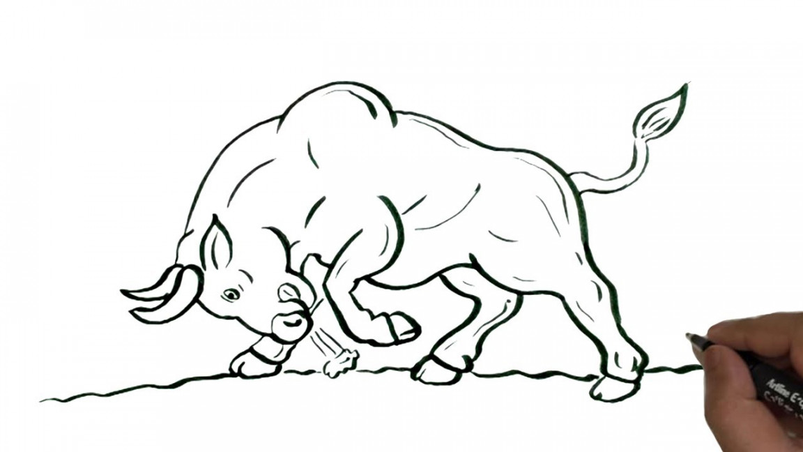 How to draw Angry Bull easy and step by step.