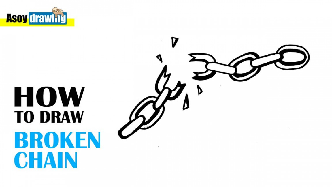 How to Draw Broken Chain