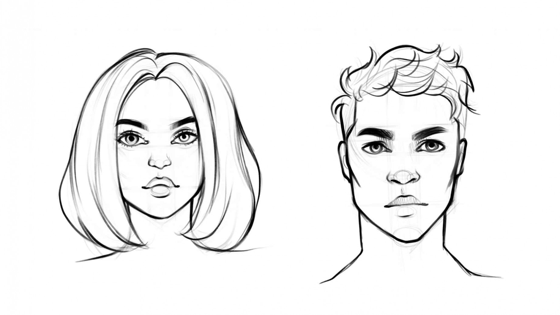 How to Draw Faces: a Step by Step Tutorial for Beginners