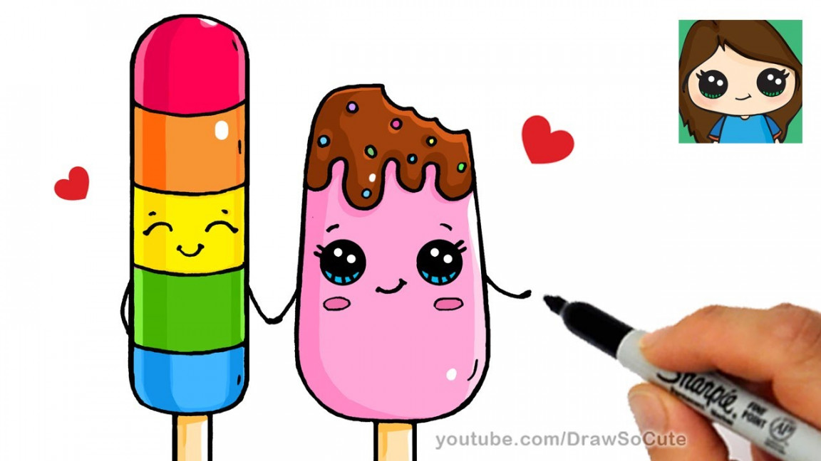 How to Draw Popsicles Easy