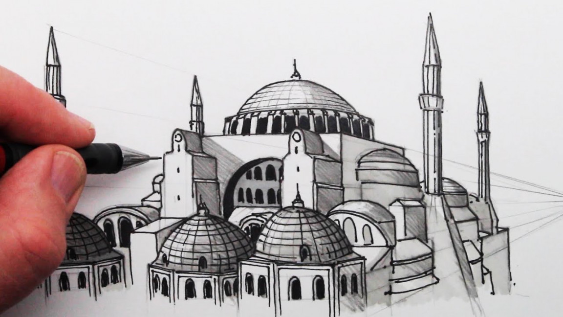 How to Draw The Hagia Sophia: Buildings in Perspective