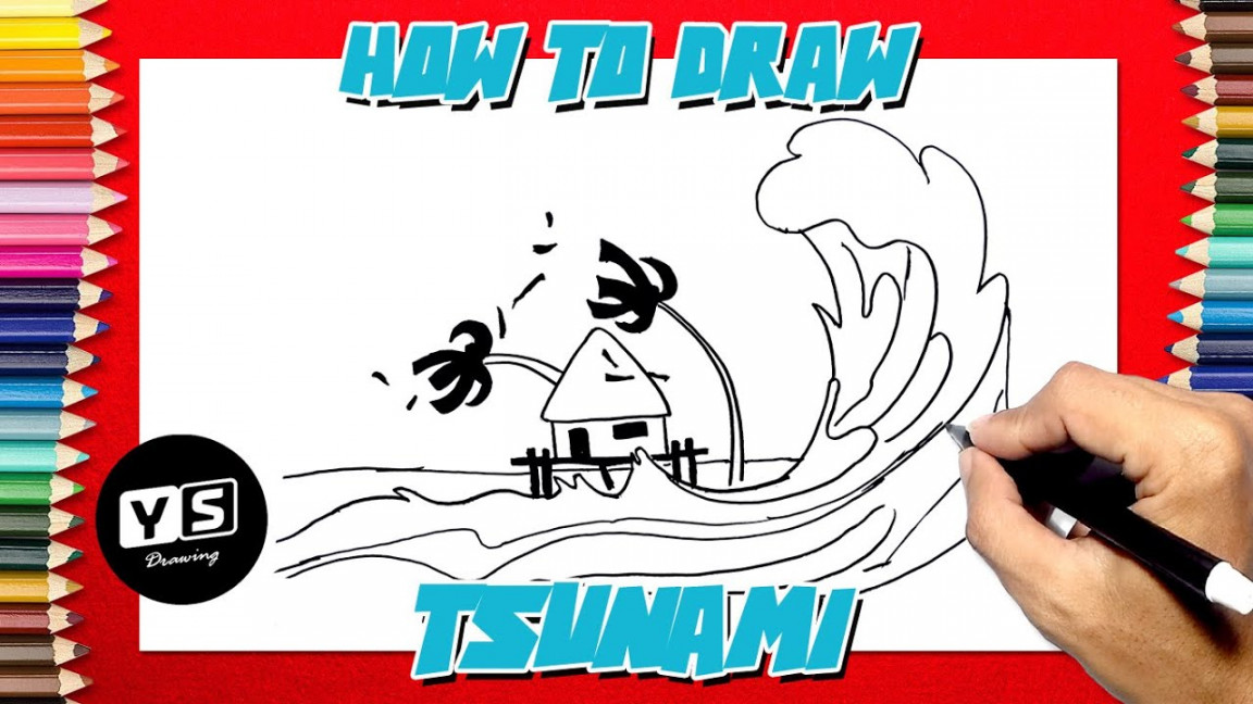 How to draw Tsunami