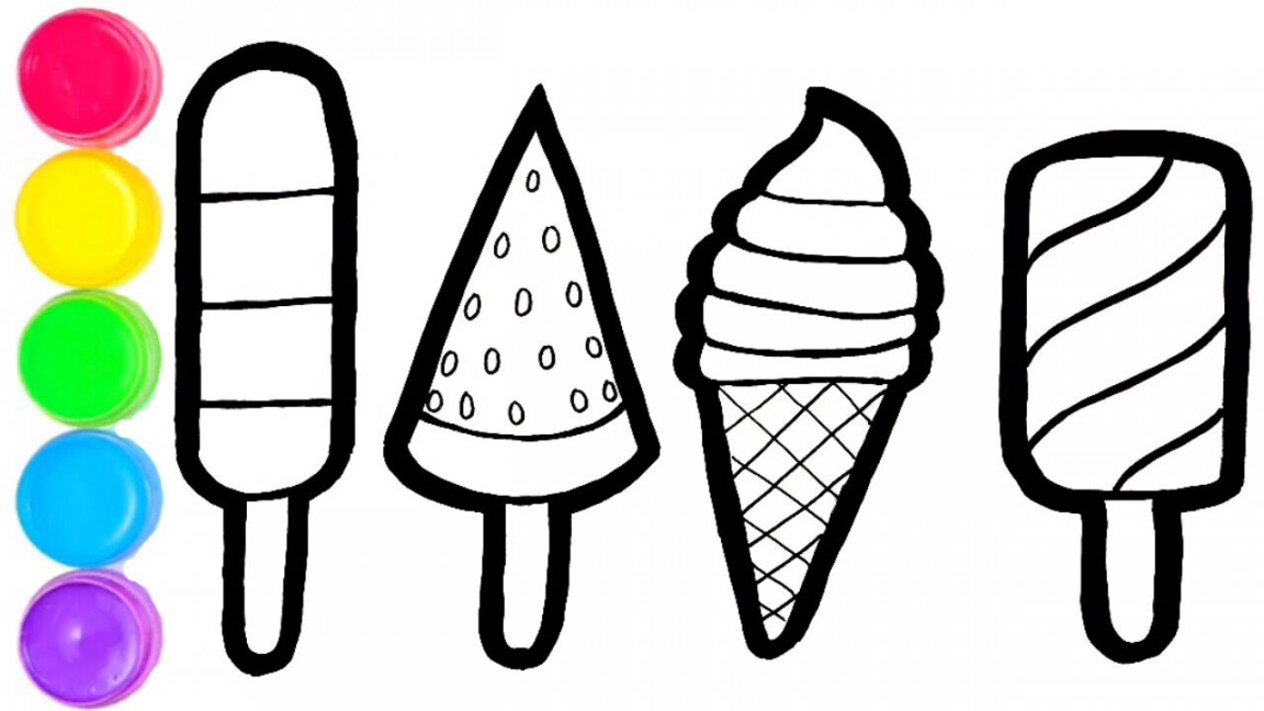 Ice Cream Drawing Easy Step-By-Step  How To Draw Ice Cream Step-By-Step  Easy Drawing For Kids.