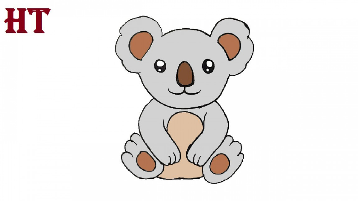 Koala Drawing easy for Beginners  How to draw a Koala Bear Step by Step