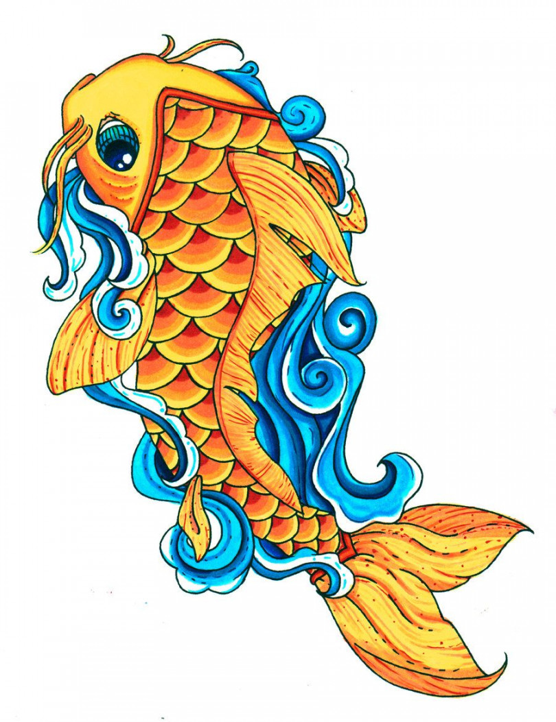 Koi Fish Color by Pick-Your-Poison on deviantART  Koi fish