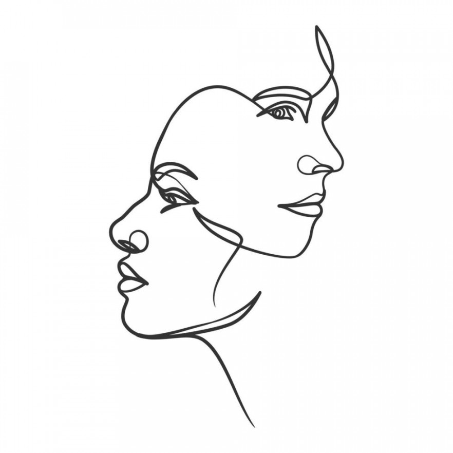 Line Drawing Woman Vector Art, Icons, and Graphics for Free Download