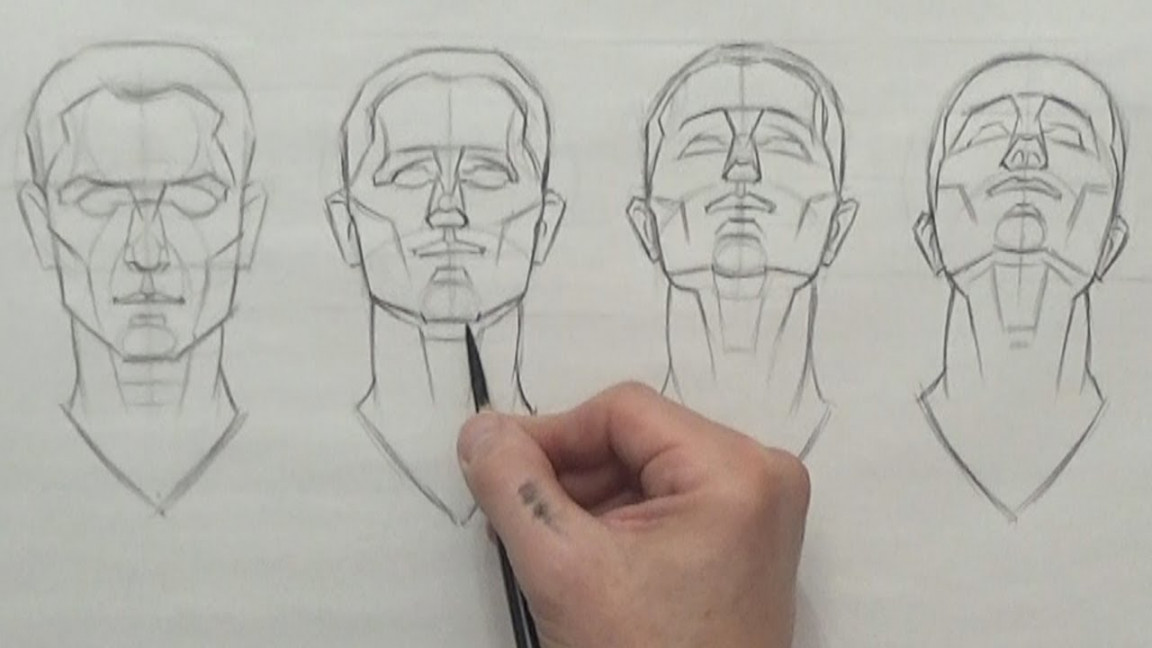 Loomis Method Monday Ep   Drawing Faces Looking Up