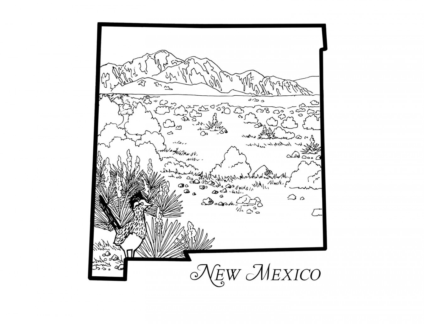 New Mexico — CORVIDAE drawings & designs