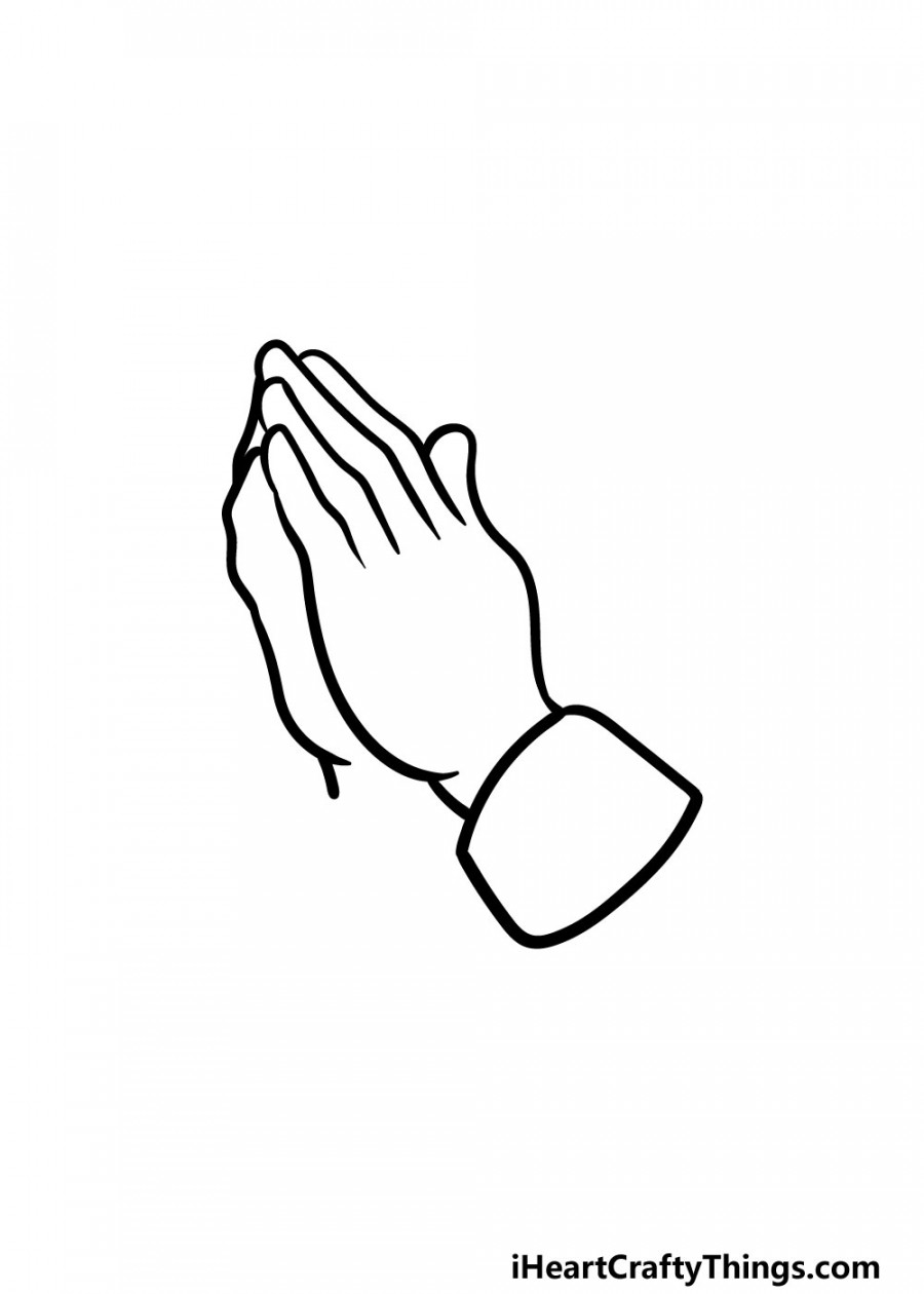 Praying Hands Drawing - How To Draw Praying Hands Step By Step