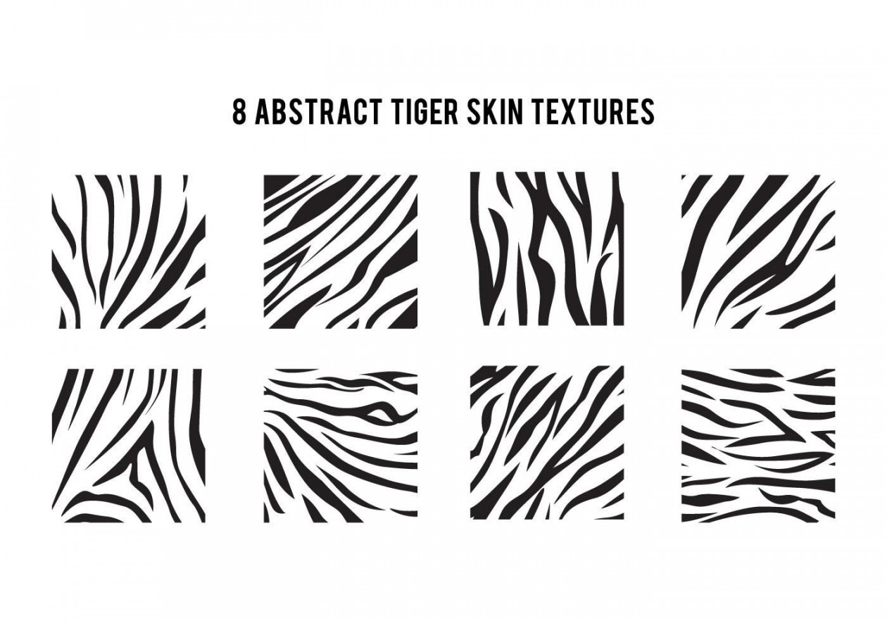 Simple Tiger Stripe Pattern  Tiger stripe tattoo, Tiger stripes