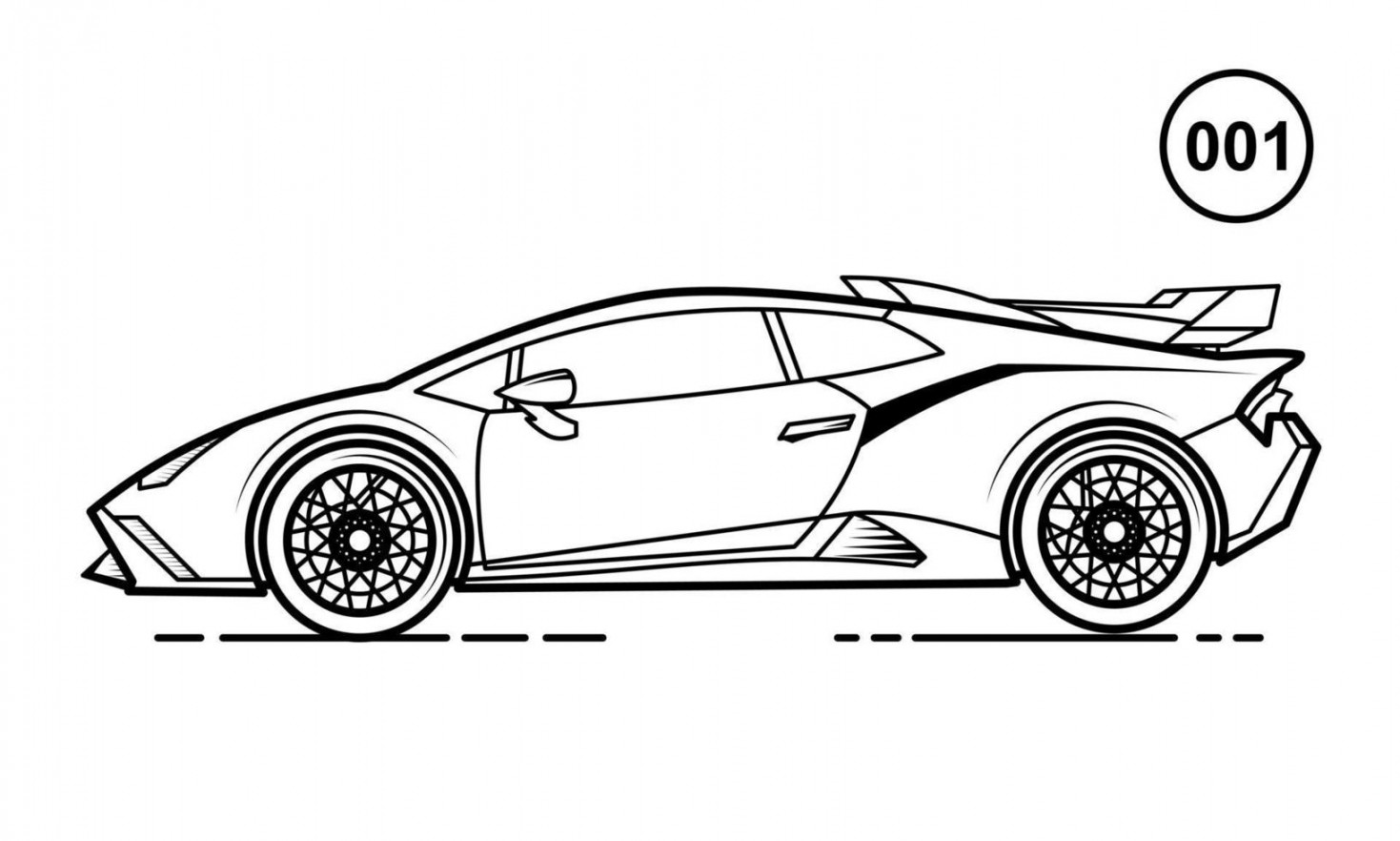 Sports Car Outline Vector Art, Icons, and Graphics for Free Download