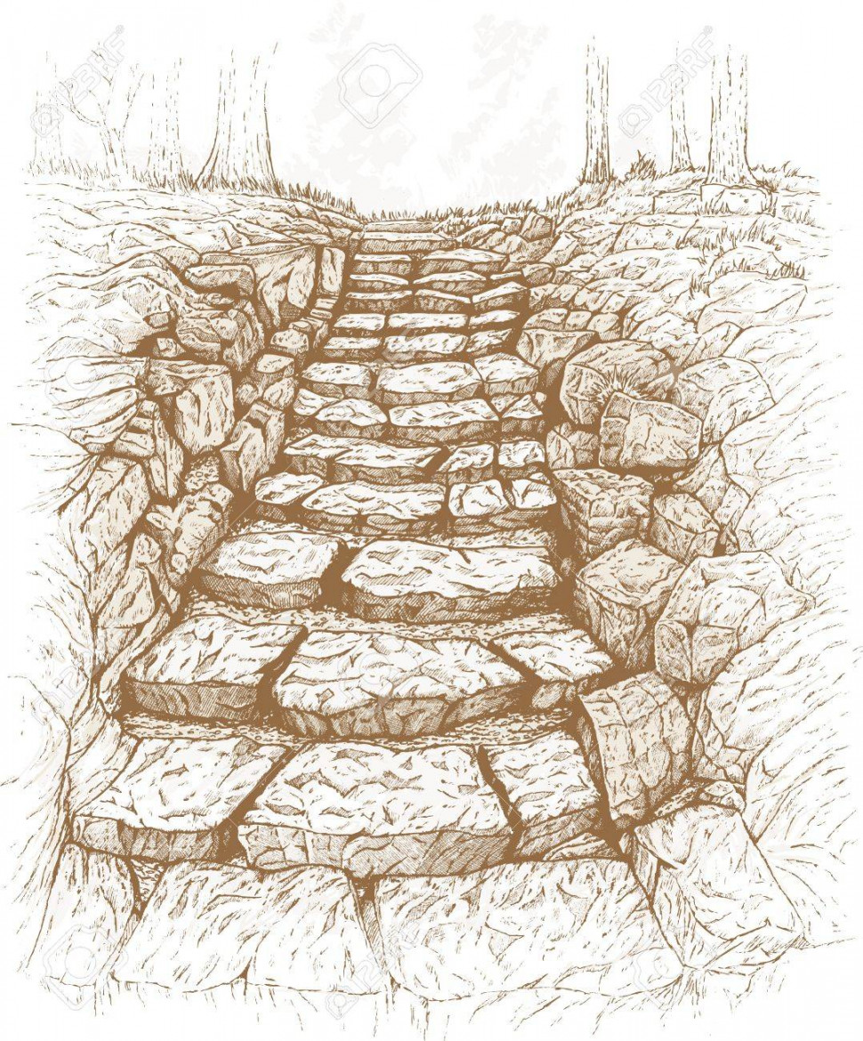 Stone Path Royalty Free SVG, Cliparts, Vectors, and Stock