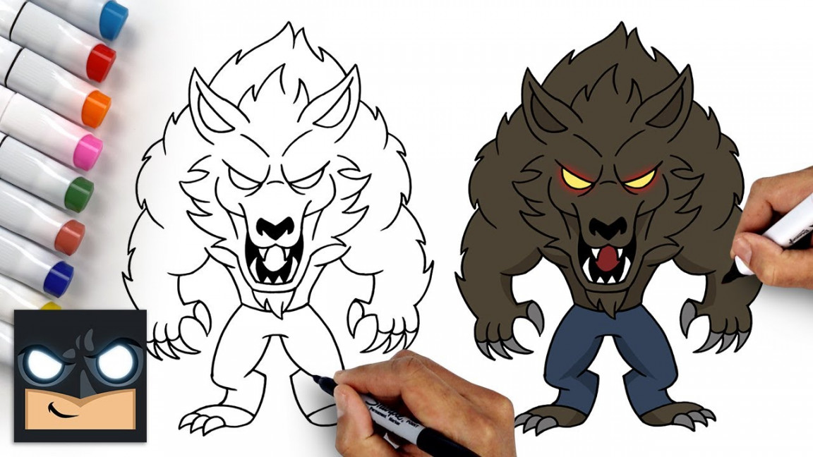 Werewolf By Night  How To Draw Werewolf Tutorial