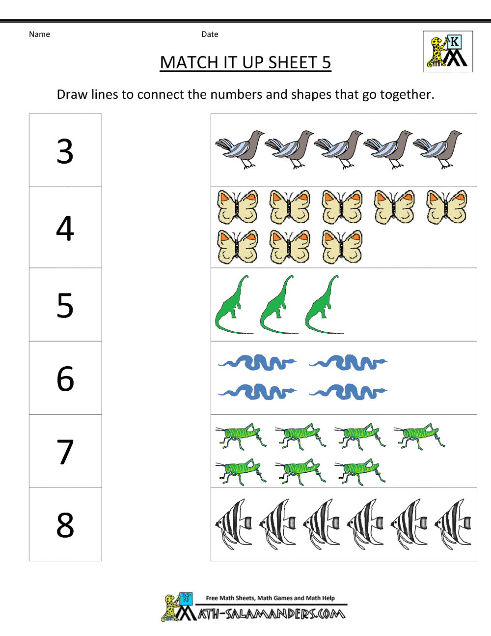 50+ Best Math Worksheet For Kindergarten 42