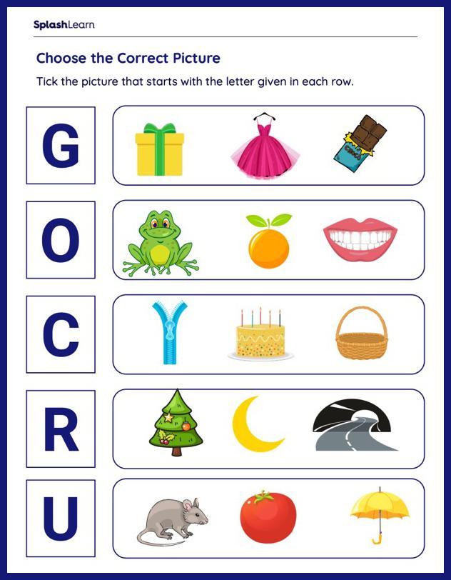 53+ Initial Letter Sound Worksheets