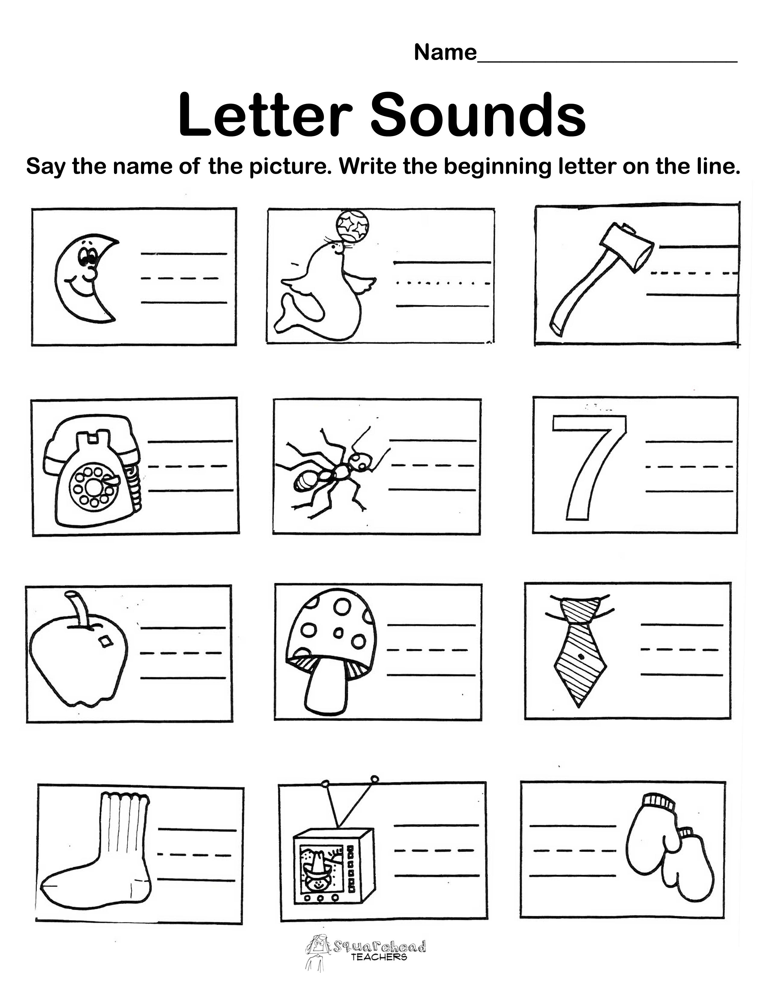 61+ Initial Letter Sound Worksheets