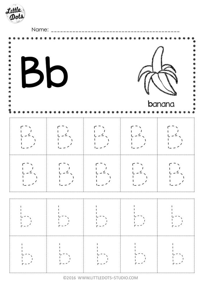 70+ Best Letter B Worksheet Preschool 71