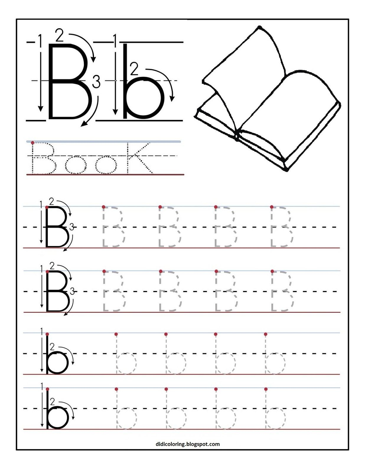 70+ Best Letter B Worksheet Preschool 80