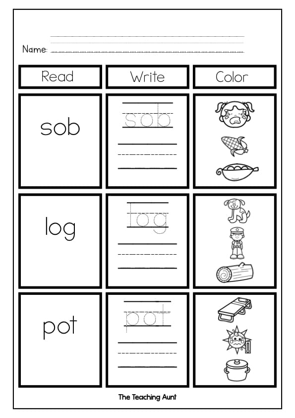 Best 70+ Cvc Worksheets For Kindergarten 74