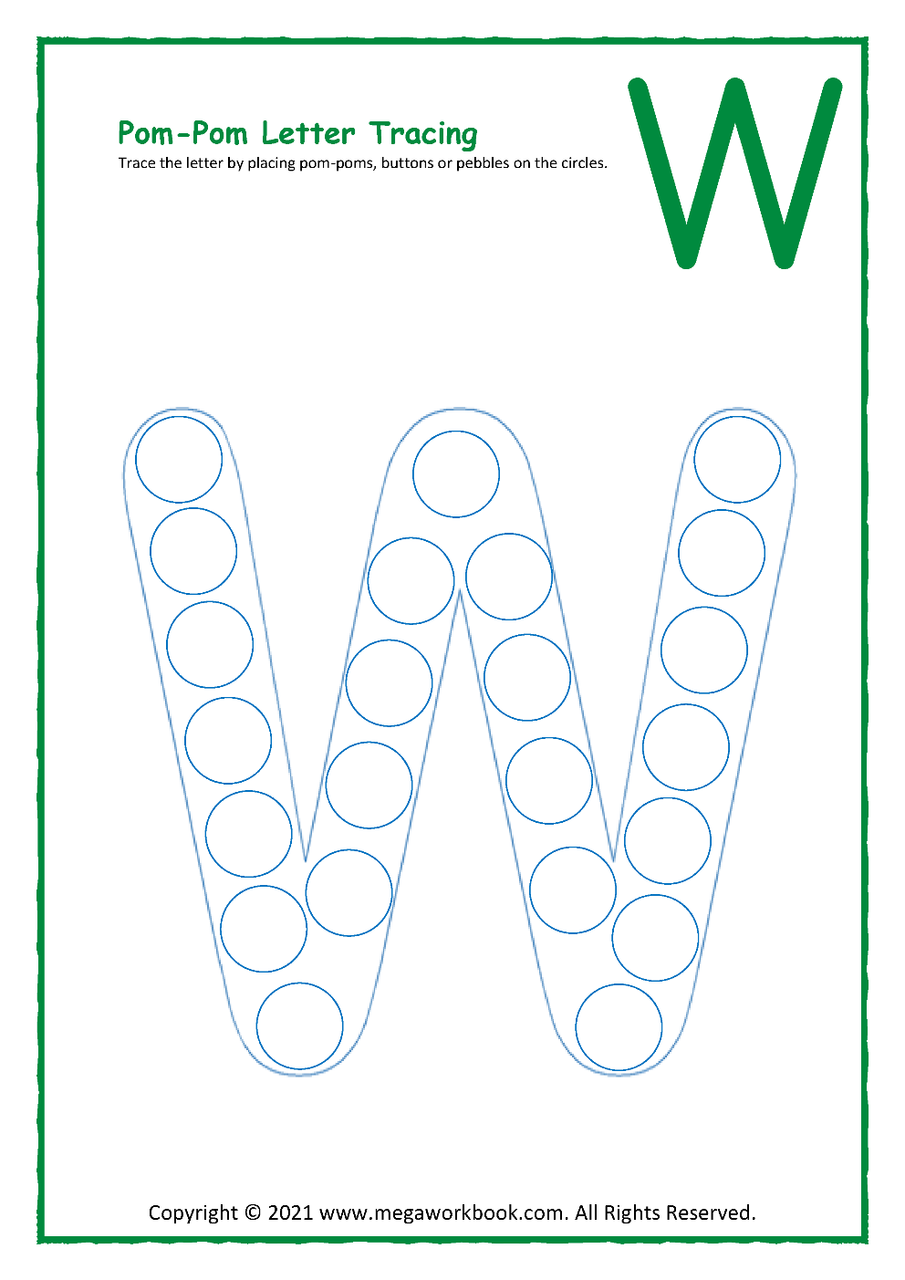 Letter W Worksheets For Preschool 41