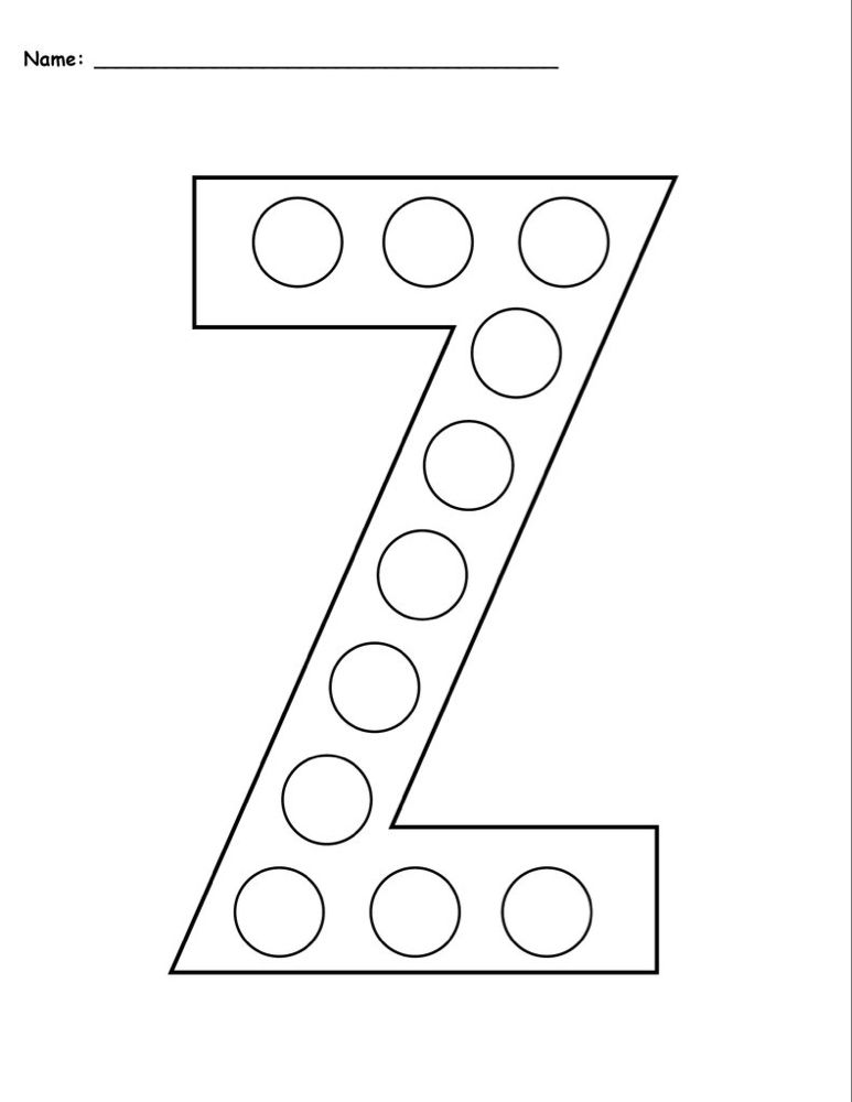 New Letter Z Preschool Worksheets 66