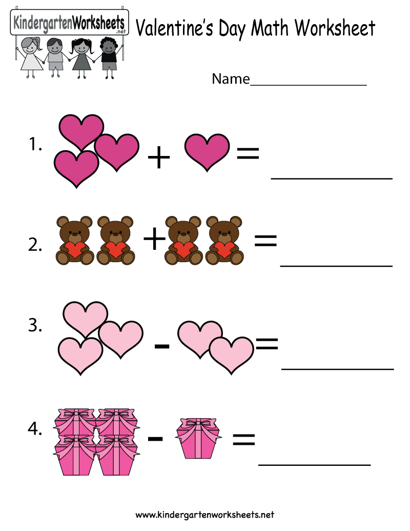 Valentine Worksheets For Preschool 51