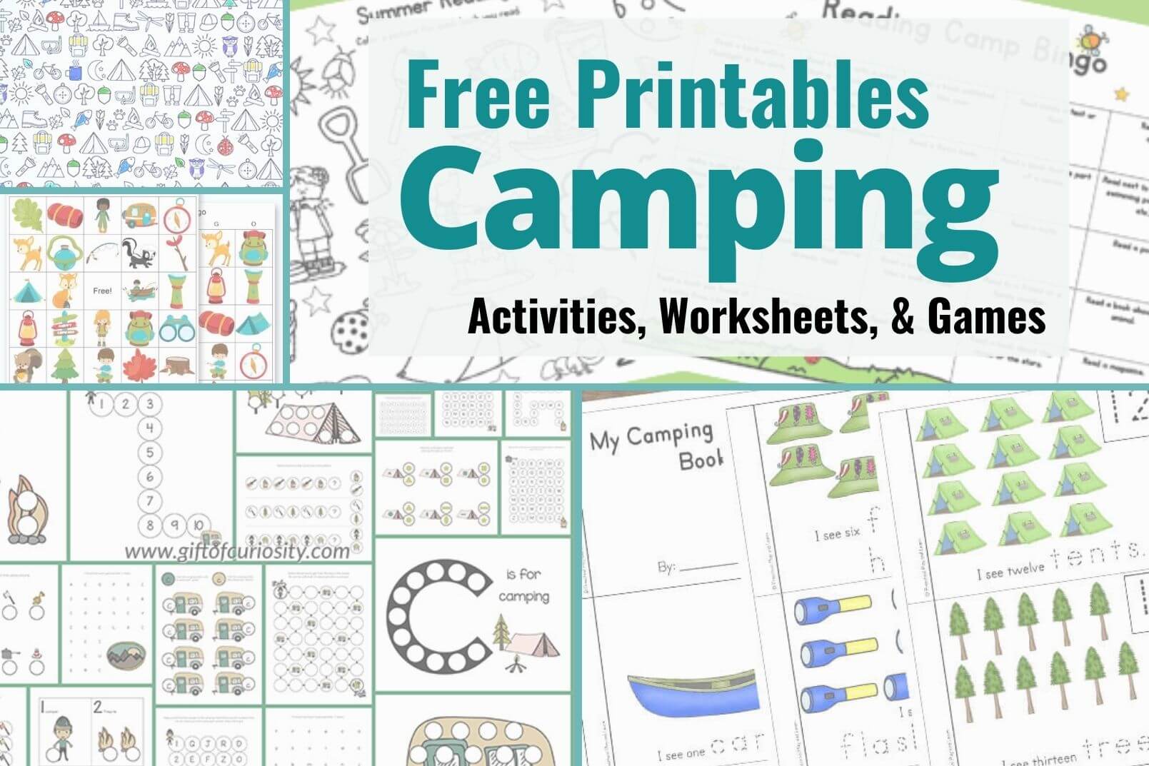 58 Camping Worksheets For Preschoolers 29