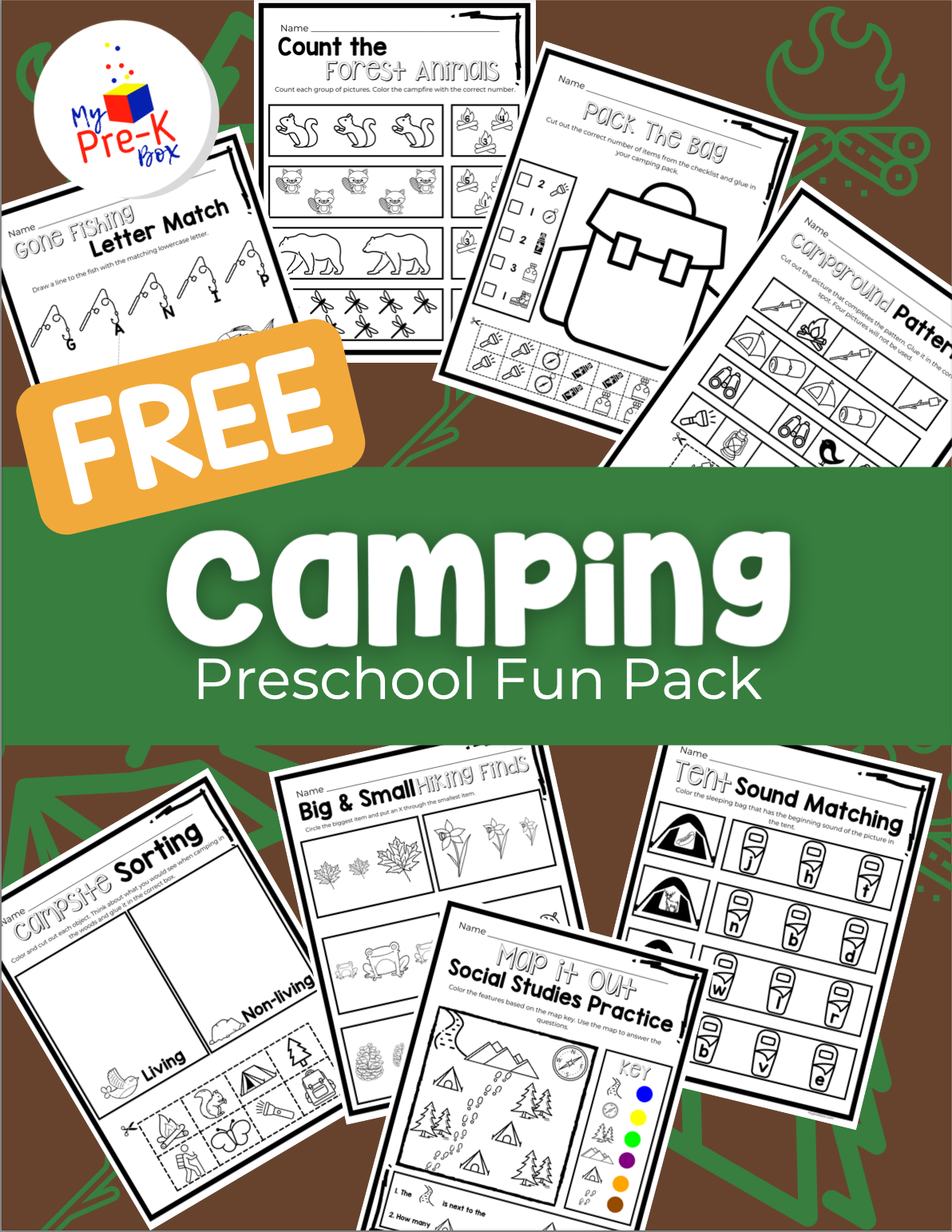 58 Camping Worksheets For Preschoolers 30