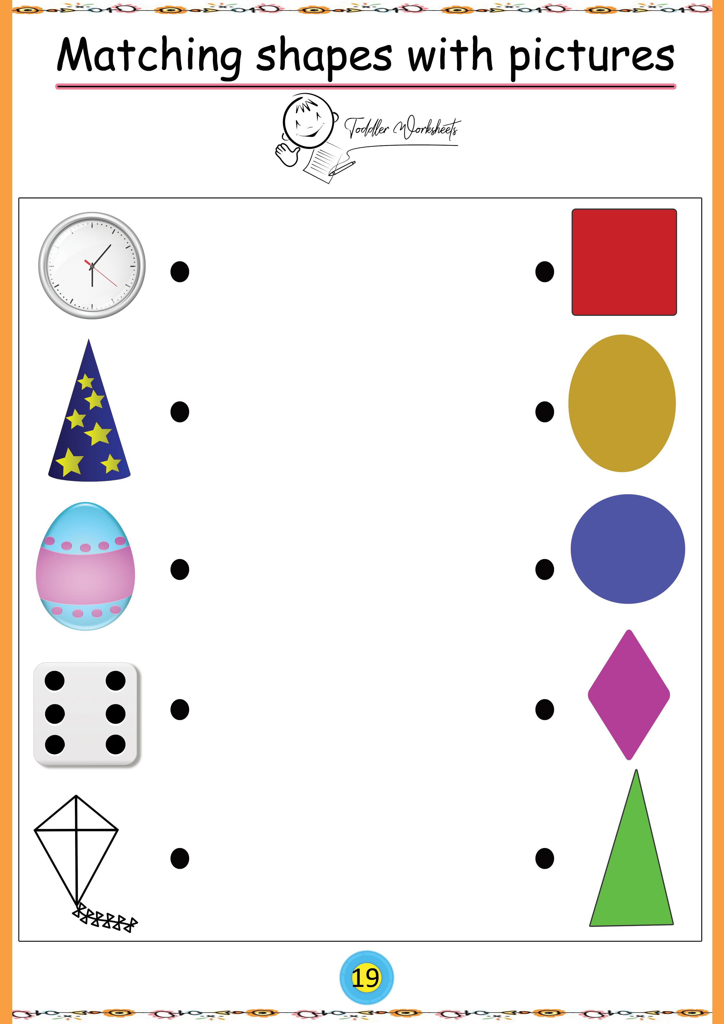 61 Shapes Worksheets For Preschool 42