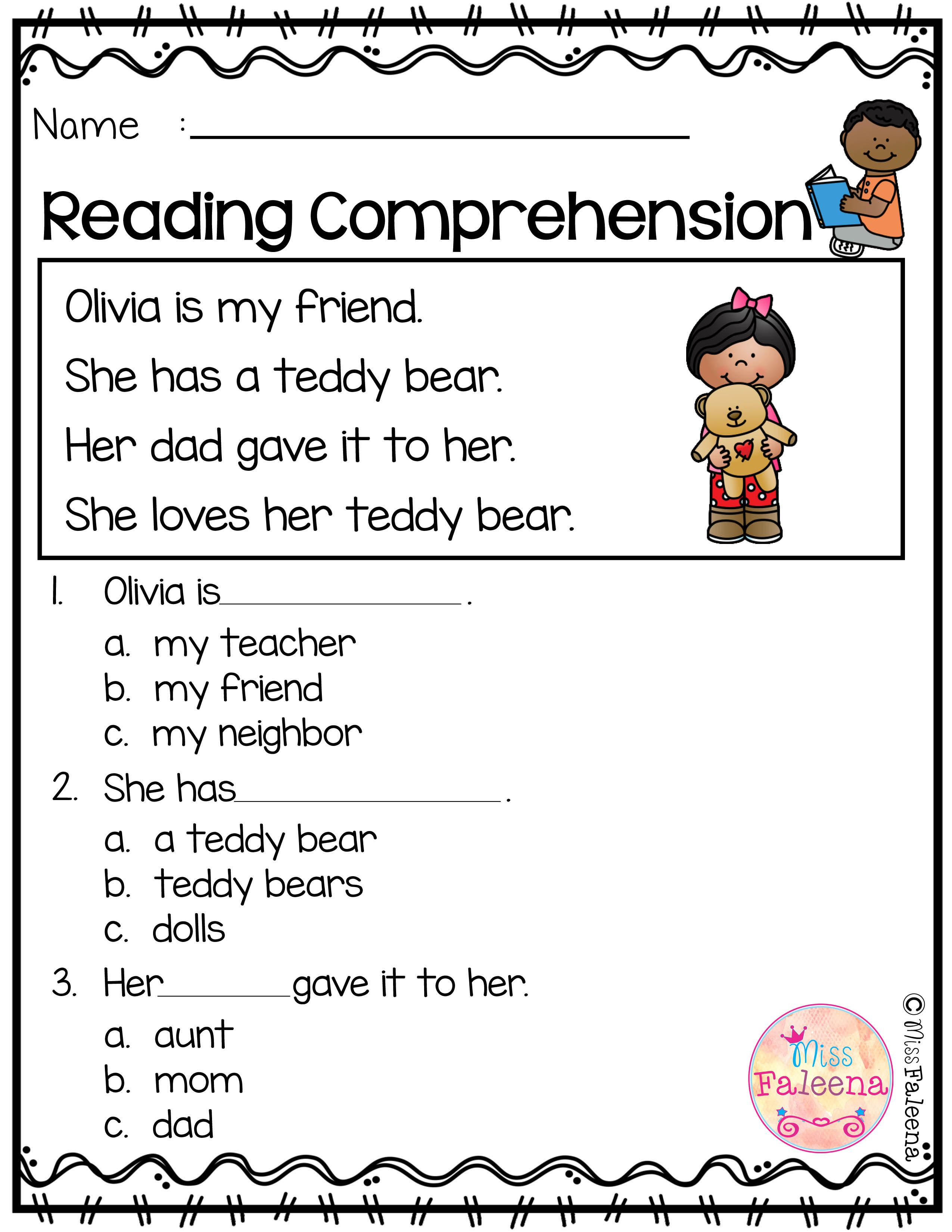 63 Printable Worksheets For Kindergarten 64