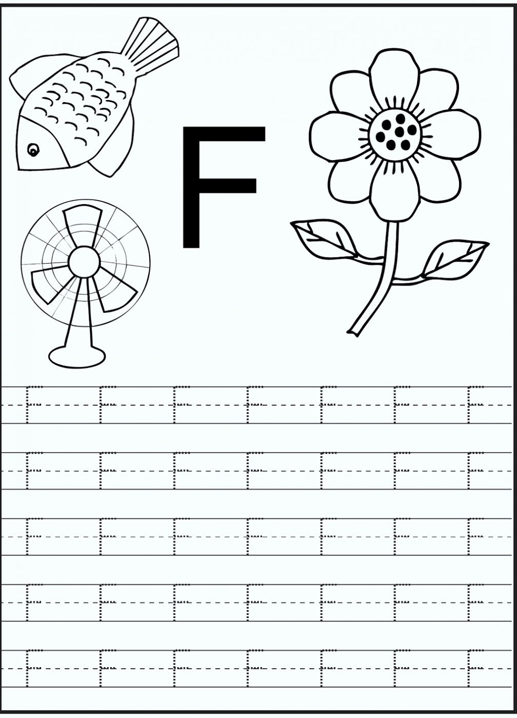 Save 64 F Worksheets For Preschool 60