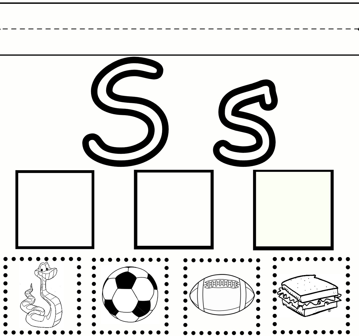 51 Letter S Preschool Worksheets 9