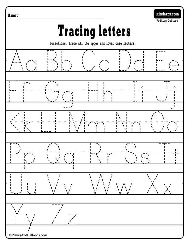 55 Preschool Tracing Letters Worksheets 19