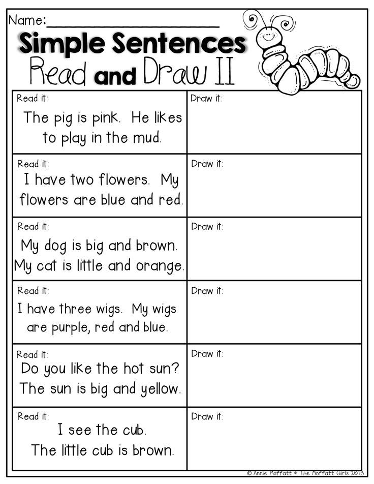 60 Worksheets For Kindergarten Reading 18