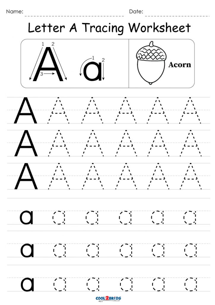 61 Tracing Letters Worksheets Preschool 53