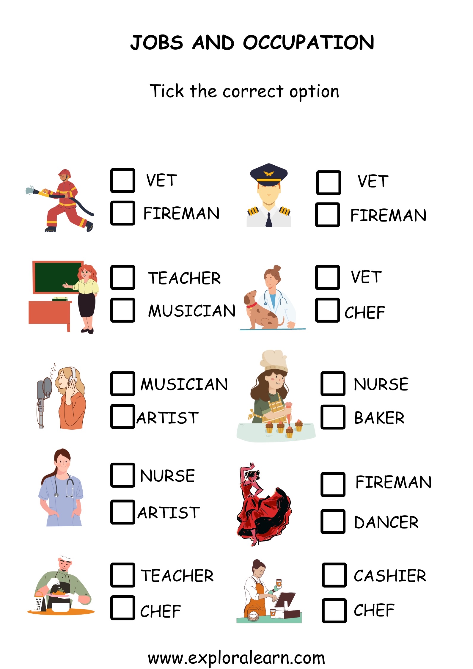 80 Preschool Community Helpers Worksheets 14