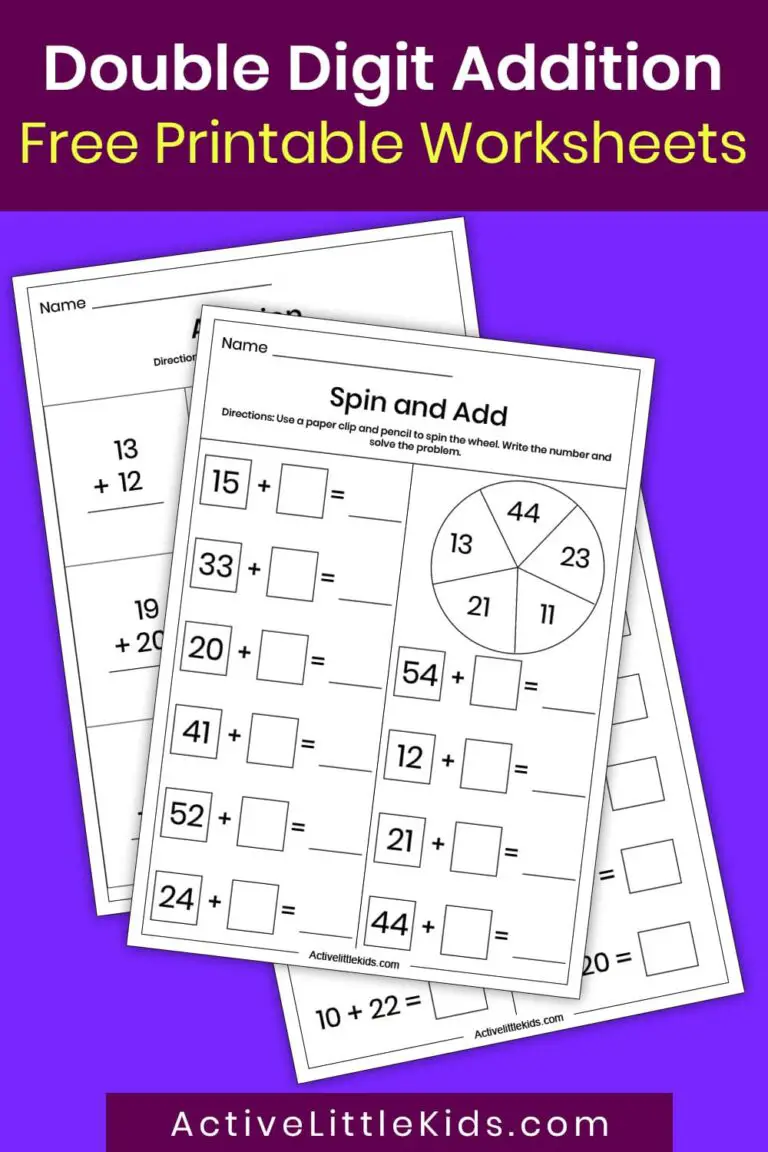 80 Printable Double Digit Addition Worksheets 28