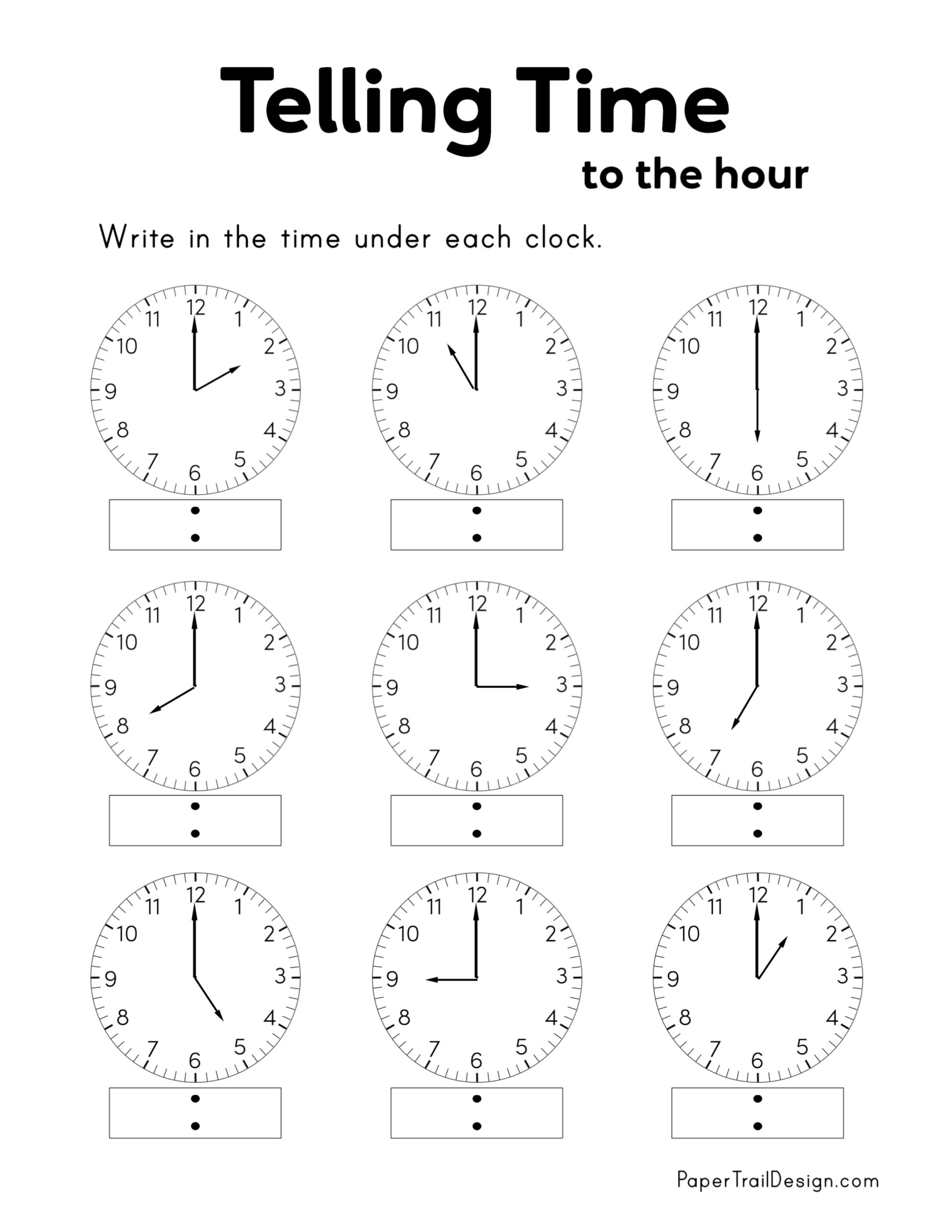 80 Printable Time Worksheets Grade 2 47