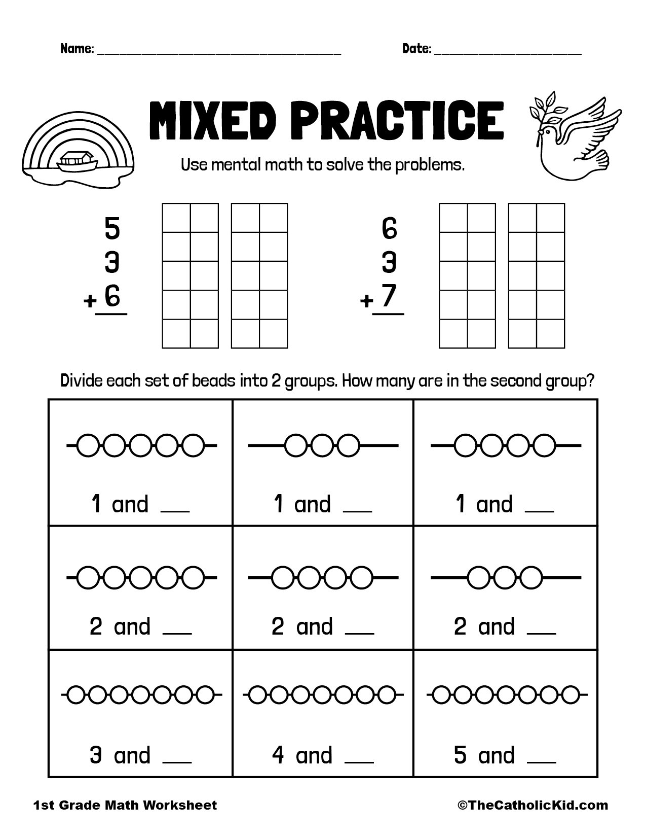 80 Printable Worksheets For First Graders 29